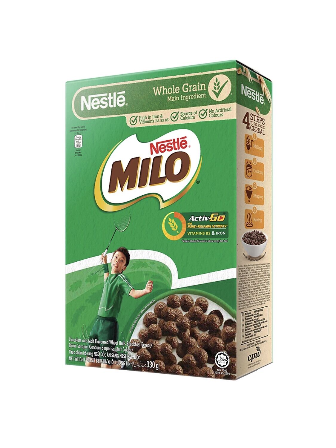 Hộp 330g Ngũ cốc ăn sáng Nestle Milo Cereal