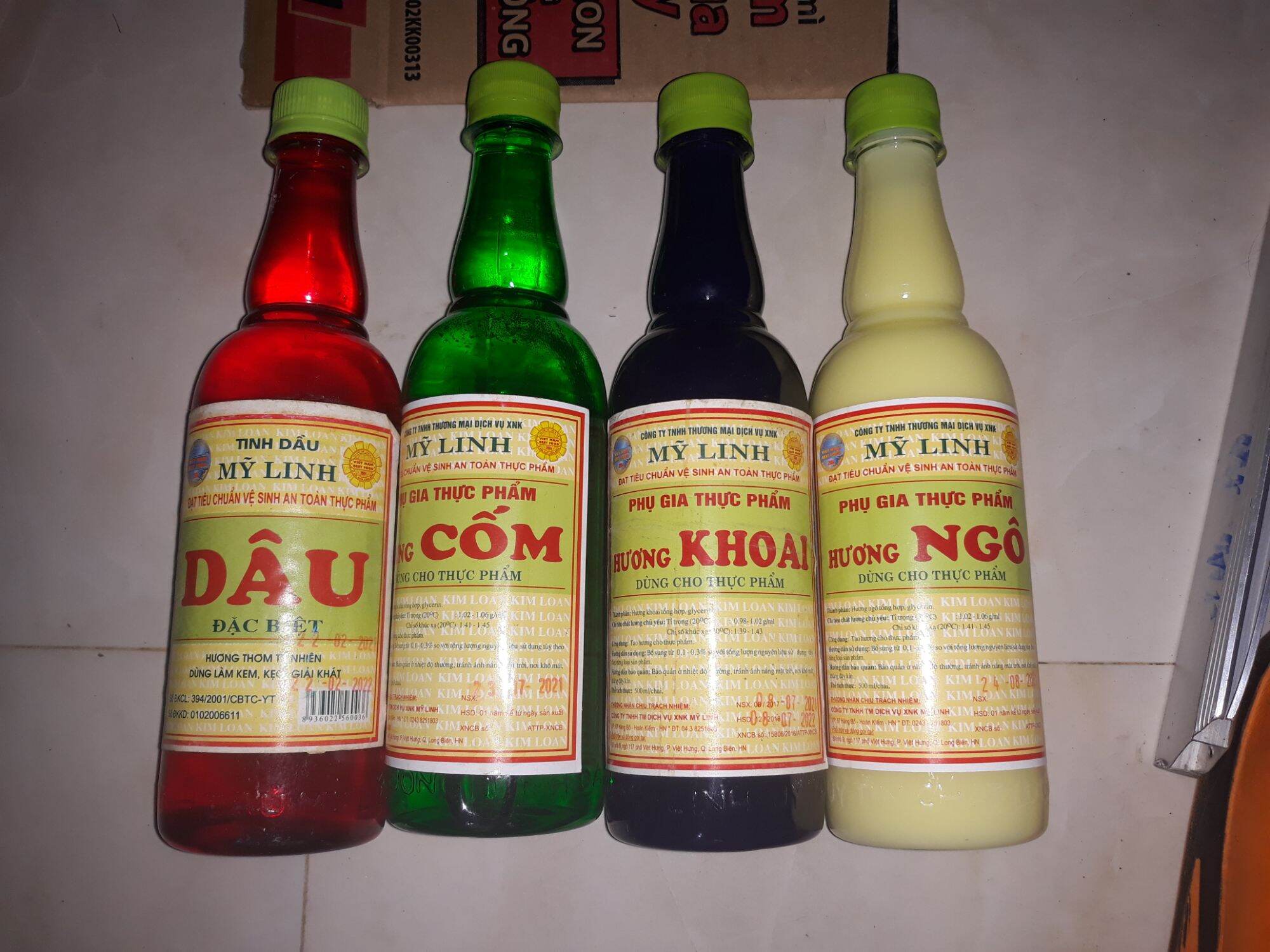 Tinh dầu - Phụ Gia Thực Phẩm - Trộn mồi câu cá các loại - Dùng trong ngành chè, bánh,kẹo,kem