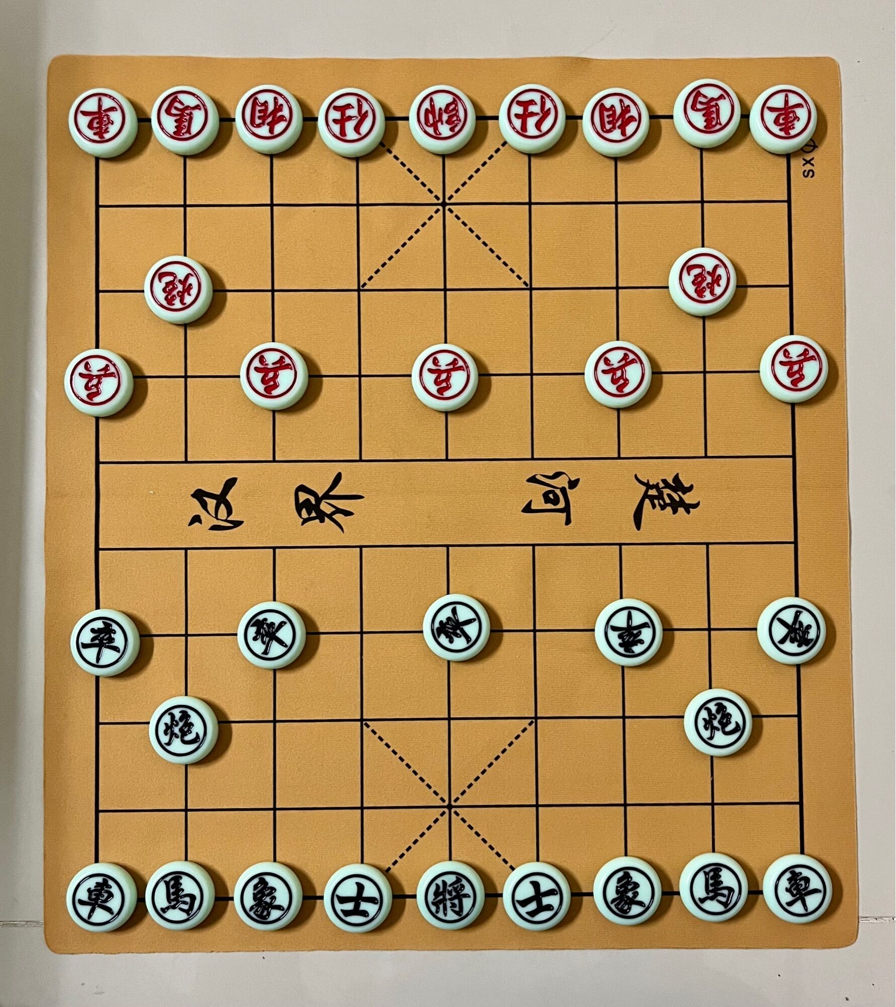 Bàn cờ tướng bằng vải giả da