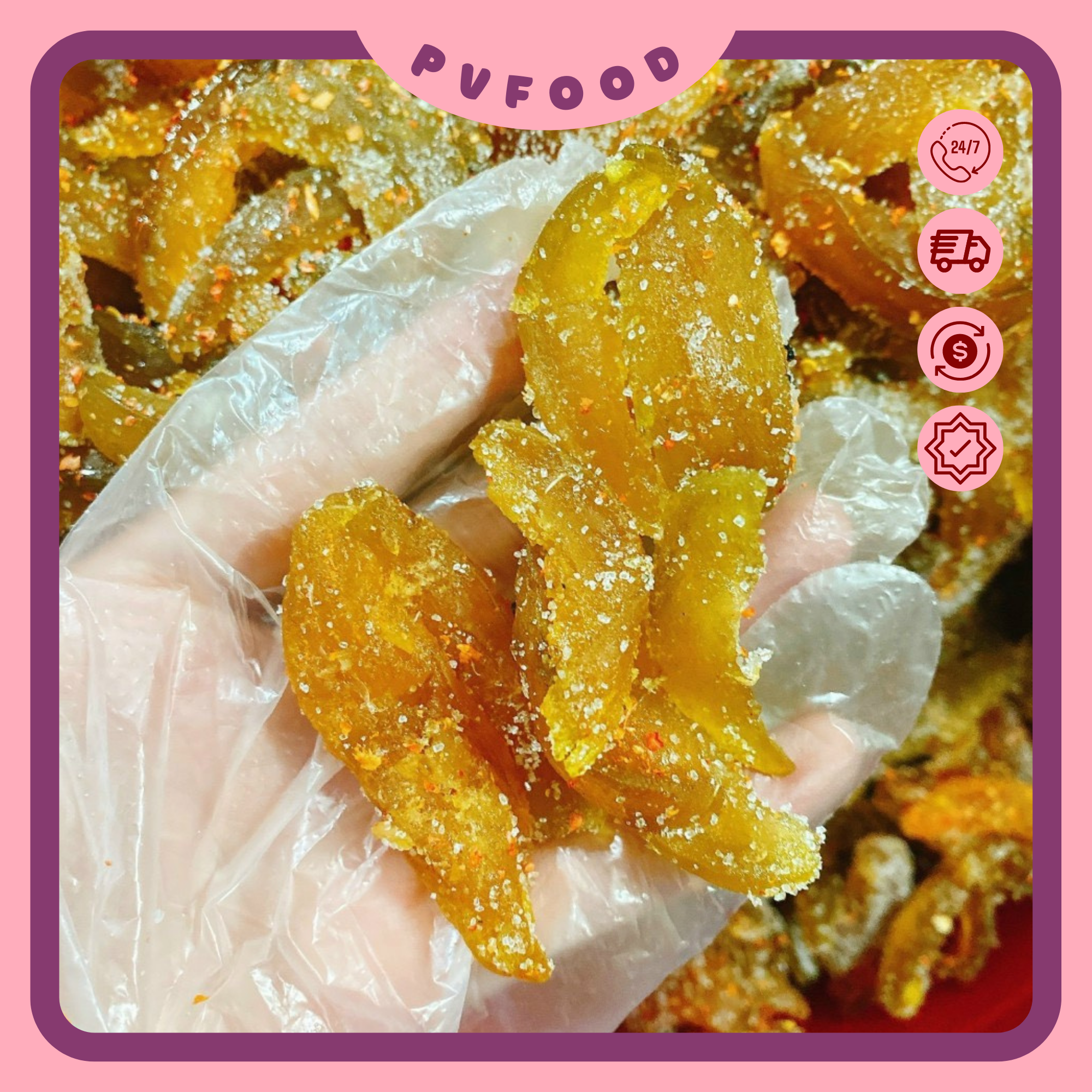 Mứt Cóc Sấy Muối Ớt Hũ 300g