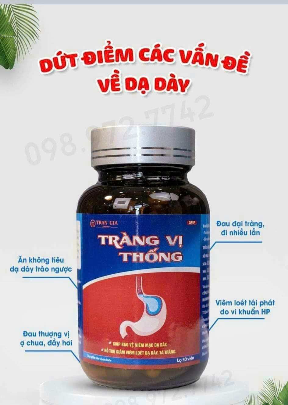[Mua 2 tặng 1] Tràng Vị Thống hết đau dạ dày - an tâm ăn uống