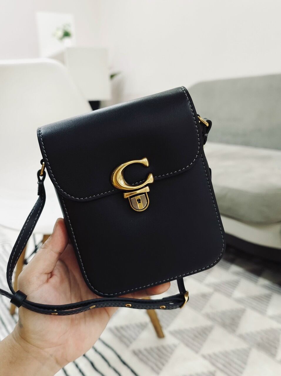 NEW COACH- 📱📱 - TALL STUDIO CROSSBODY CA057 chuẩn xịn