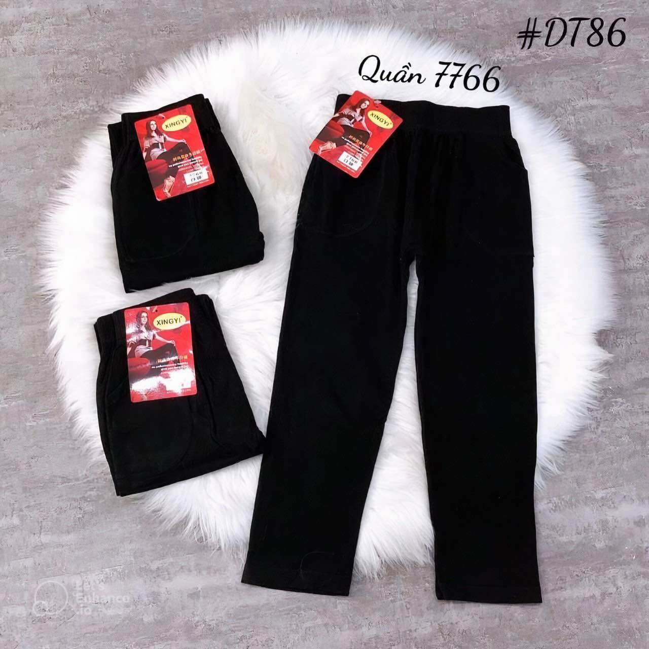 Quần lửng 7766 legging qc 2 túi chiều dài 71cm