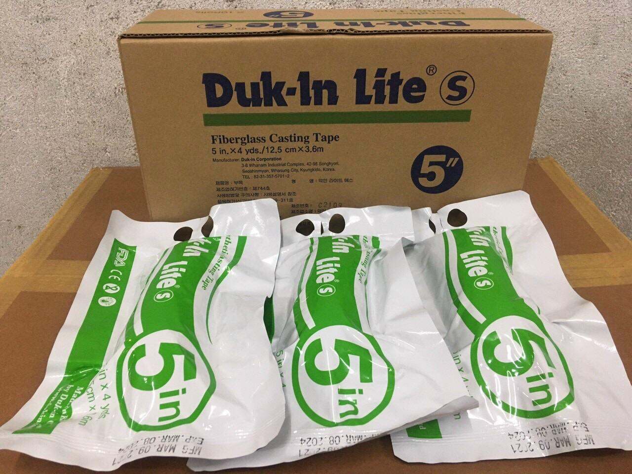 BỘT BÓ THỦY TINH Dùng để băng bó và BĂNG CHỈNH HÌNH CỐ ĐỊNH gãy xương vết thương băng bột bó thuỷ tinh HÀN QUỐC 3in-7.5cmx3.6m 4in- 10cm x 3.6m, 5in -12.5cm x 3.6m