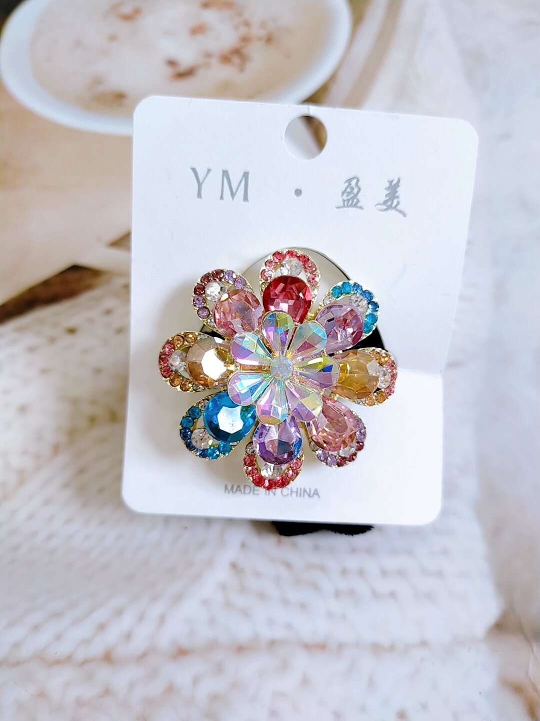 Cột tóc nhung đính đá cao cấp sang trọng