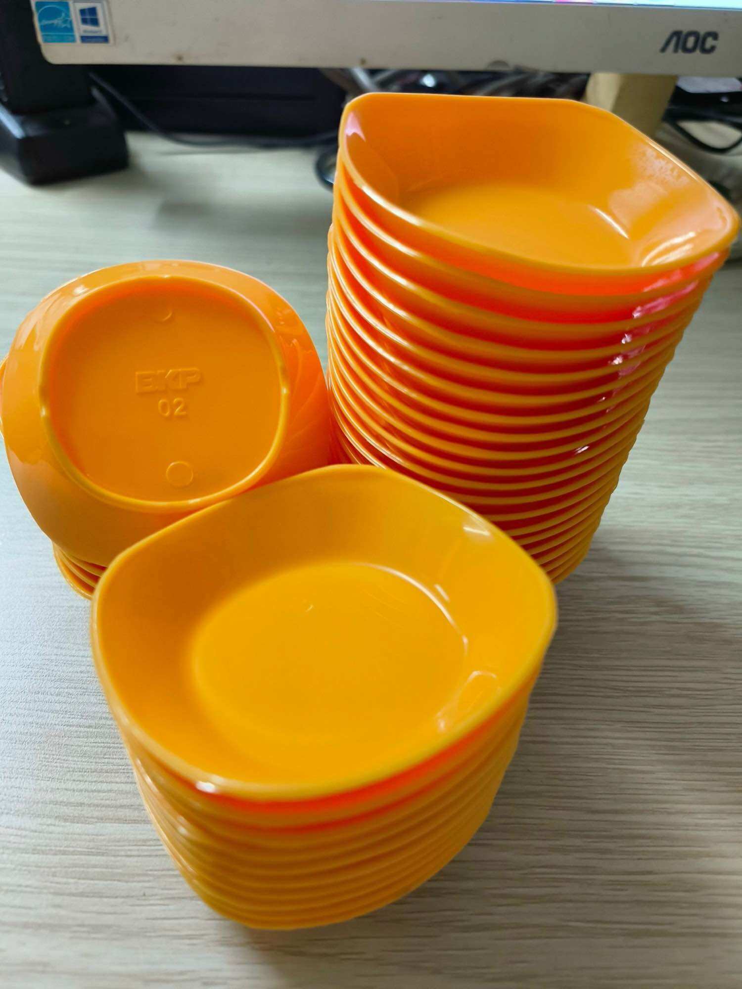 🔥Set 10 Chén Đựng MUỐI TIÊU, Nước Chấm Vuông Nhỏ (Kt: 7cmx 2cm)