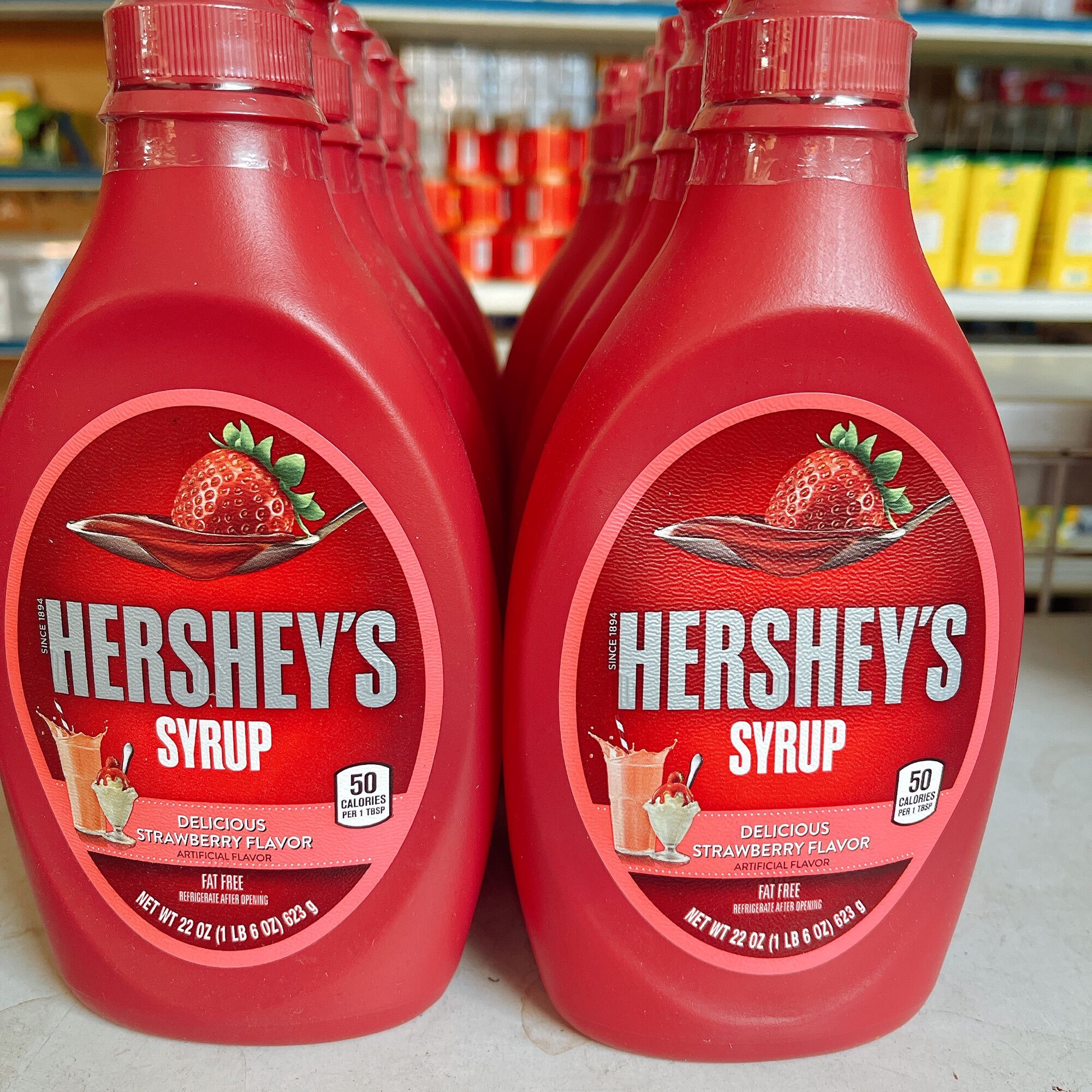 Siro vị dâu Hershey s Syrup - Delicious Strawberry Flavor