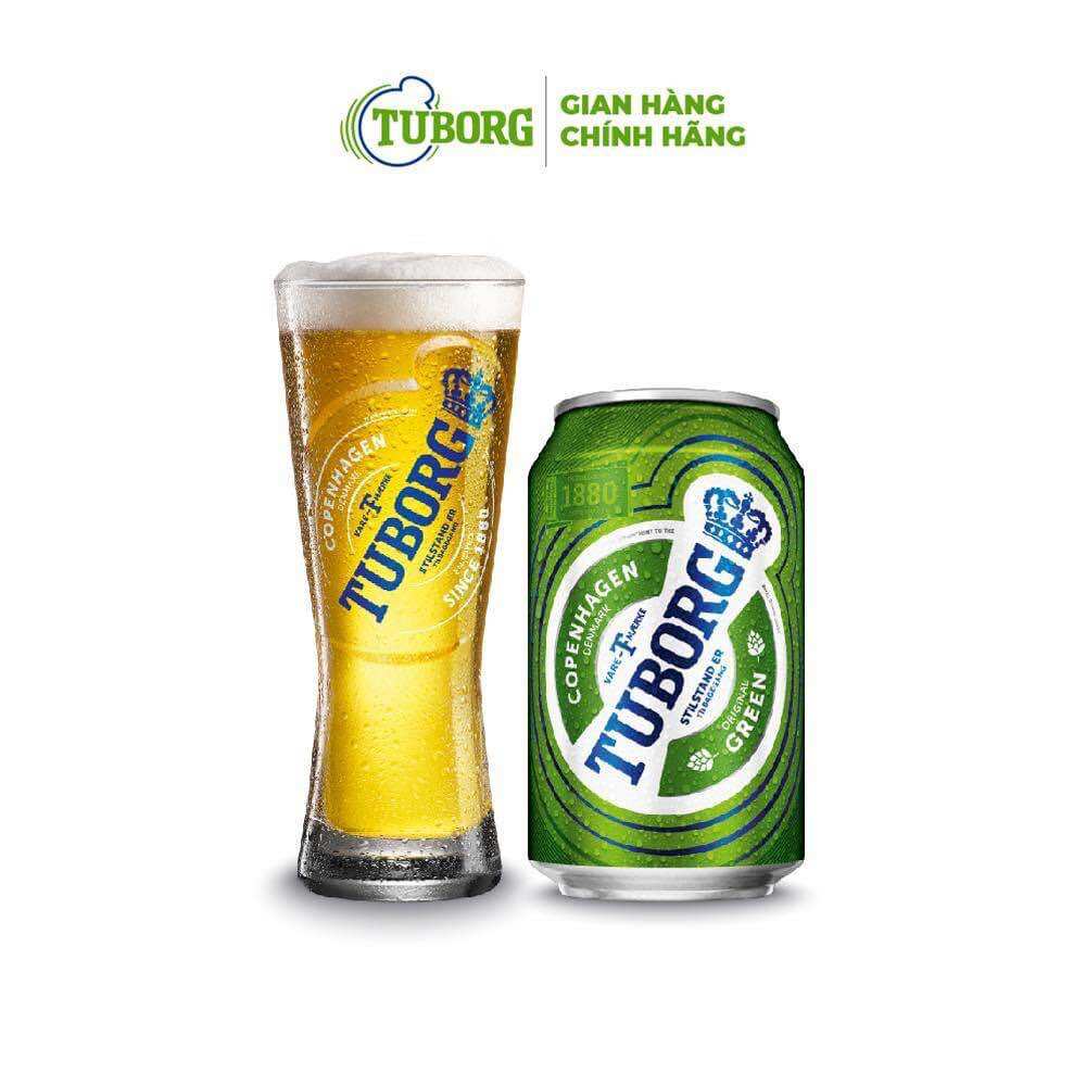 (24+2 - XUÂN 2025) 1 Thùng Bia Tuborg 330ml (thùng 24 lon)