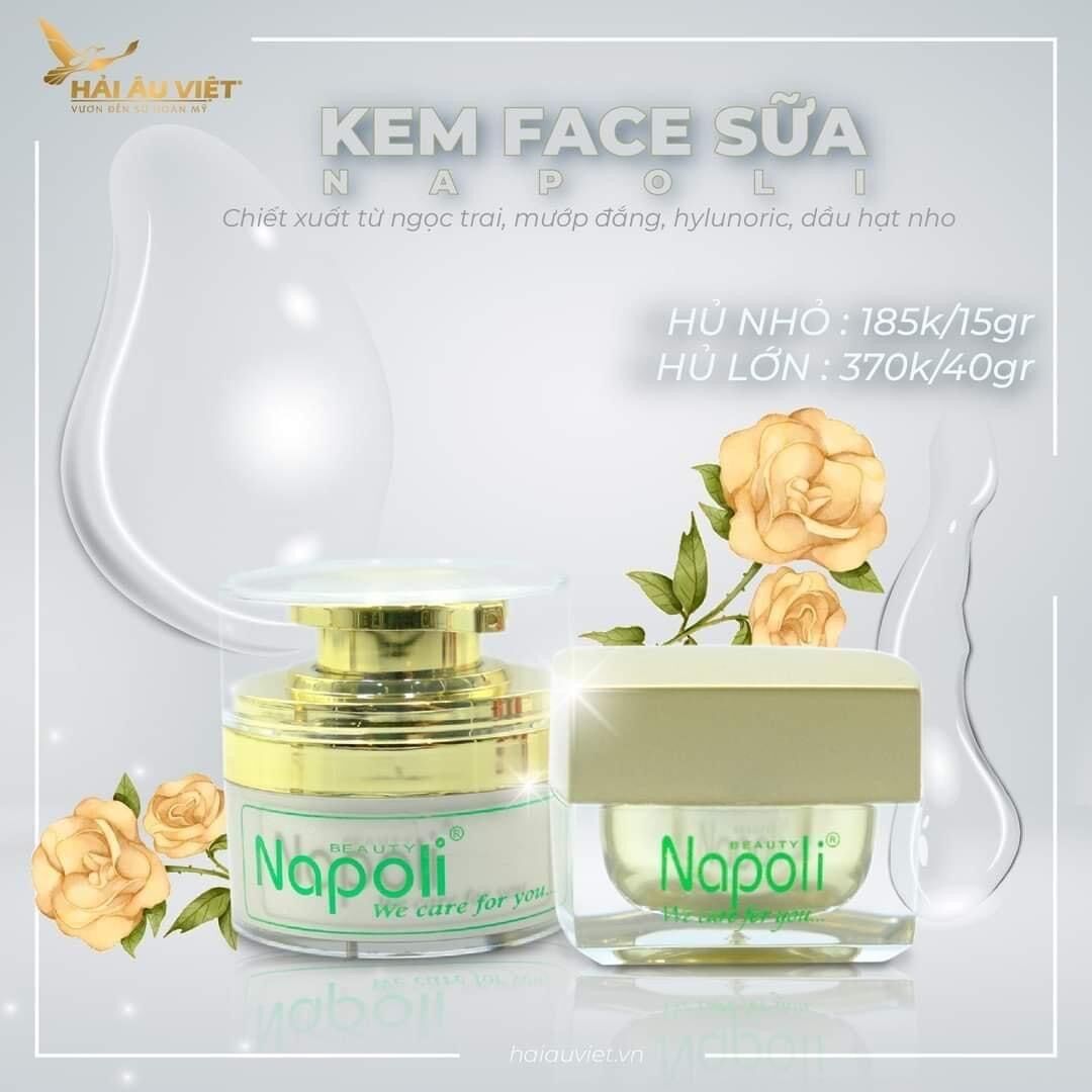 Kem Face Sữa Napoli Hải Âu Việt (cỡ to 40gam)