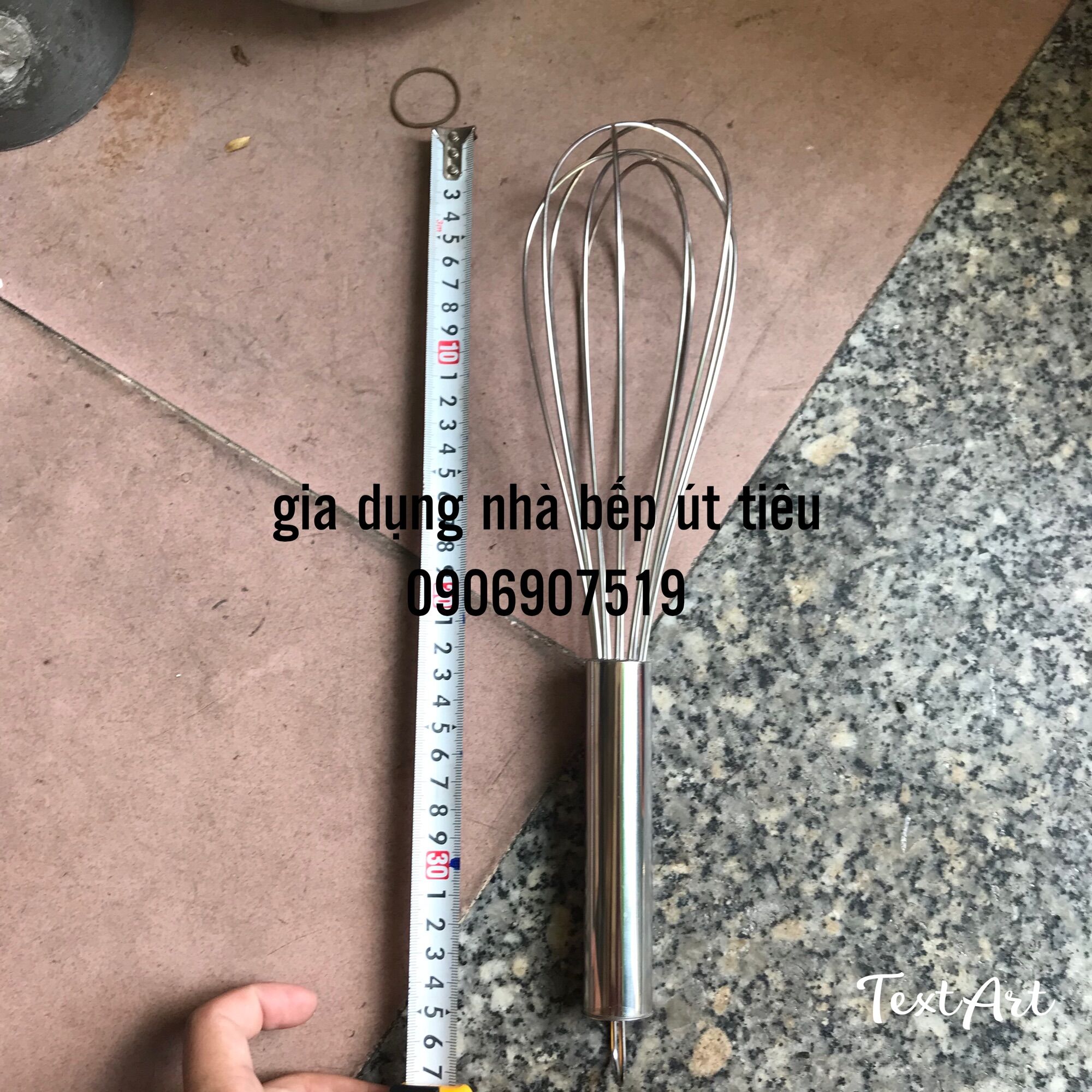 Dụng cụ đánh trứng đánh bột inox 3 size