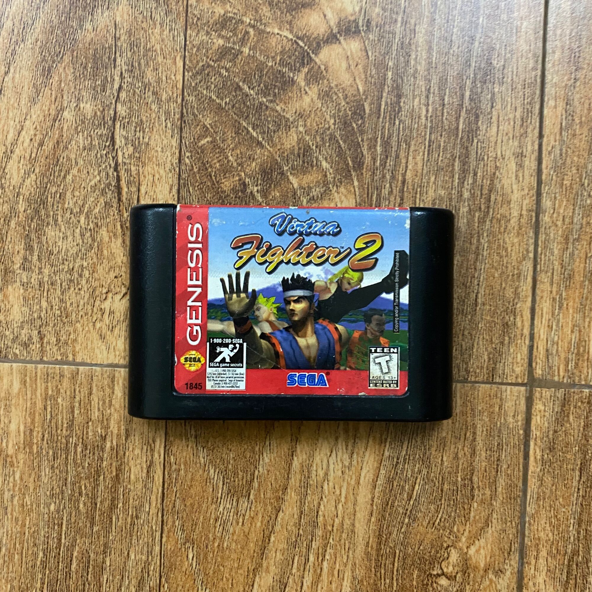 Băng game Virtual Fighter 2 Sega hệ PAL