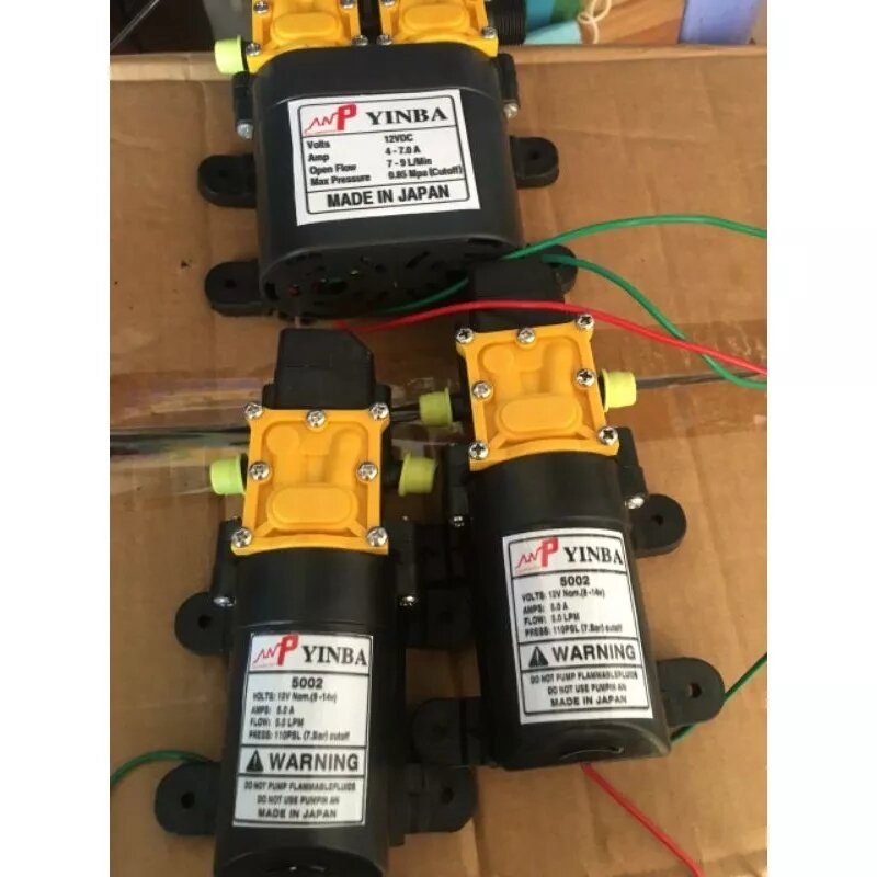Bộ mô tơ bơm nước bình đeo lưng yinba 12v