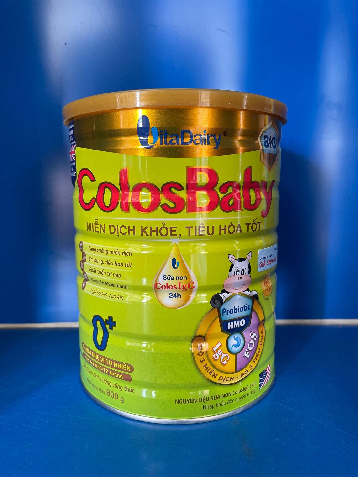 Date 2025 Sữa bột Colosbaby BIO 0+ 800g