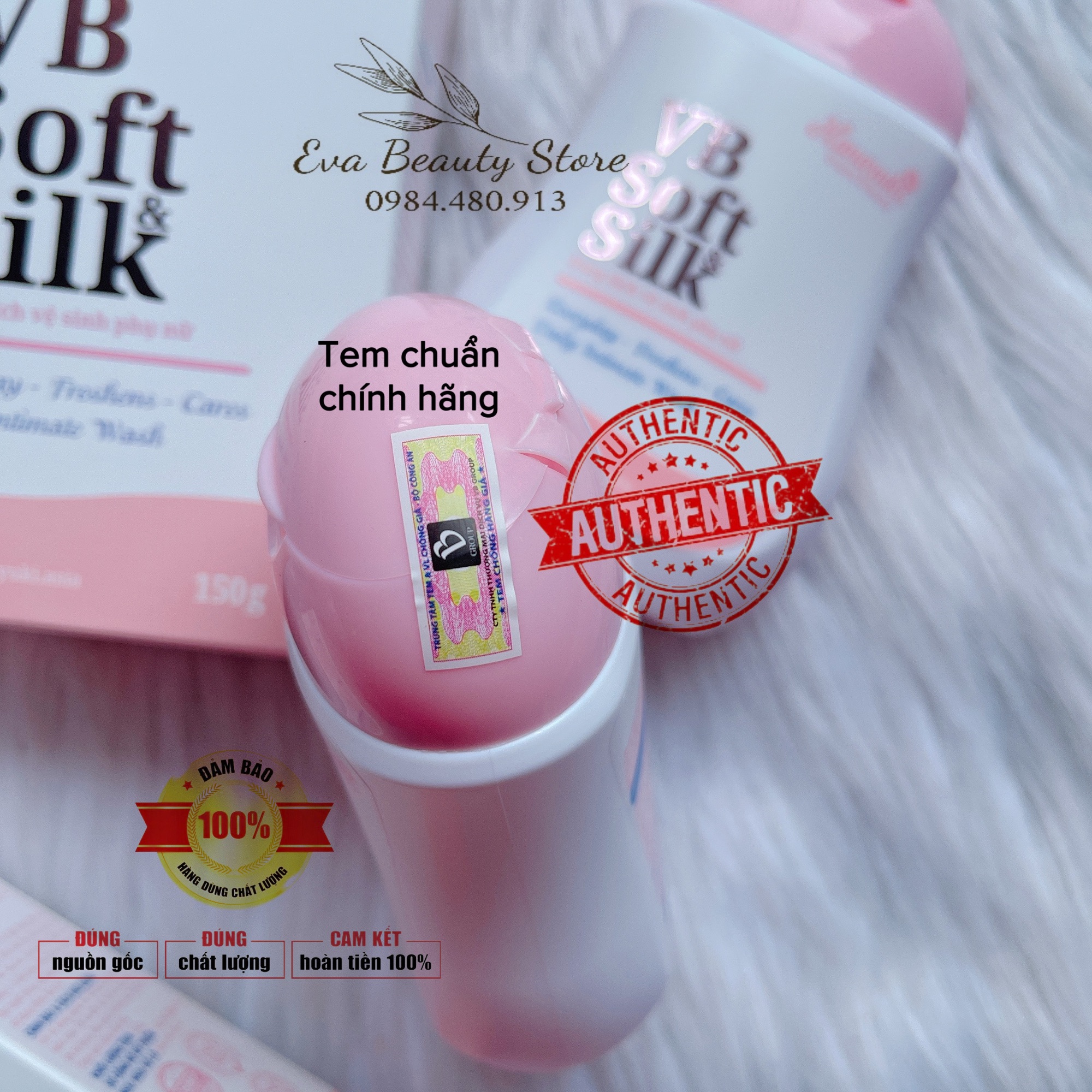 Dung dịch vệ sinh Hanayuki hồng - vb soft silk