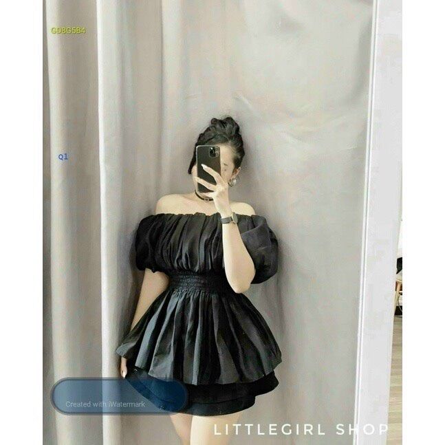 ÁO NHÚN EO TRỄ VAI XINH ĐẸP B18