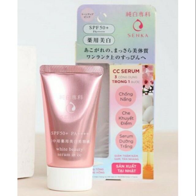 Kem Chống Nắng Senka Serum 3 In 1 40G