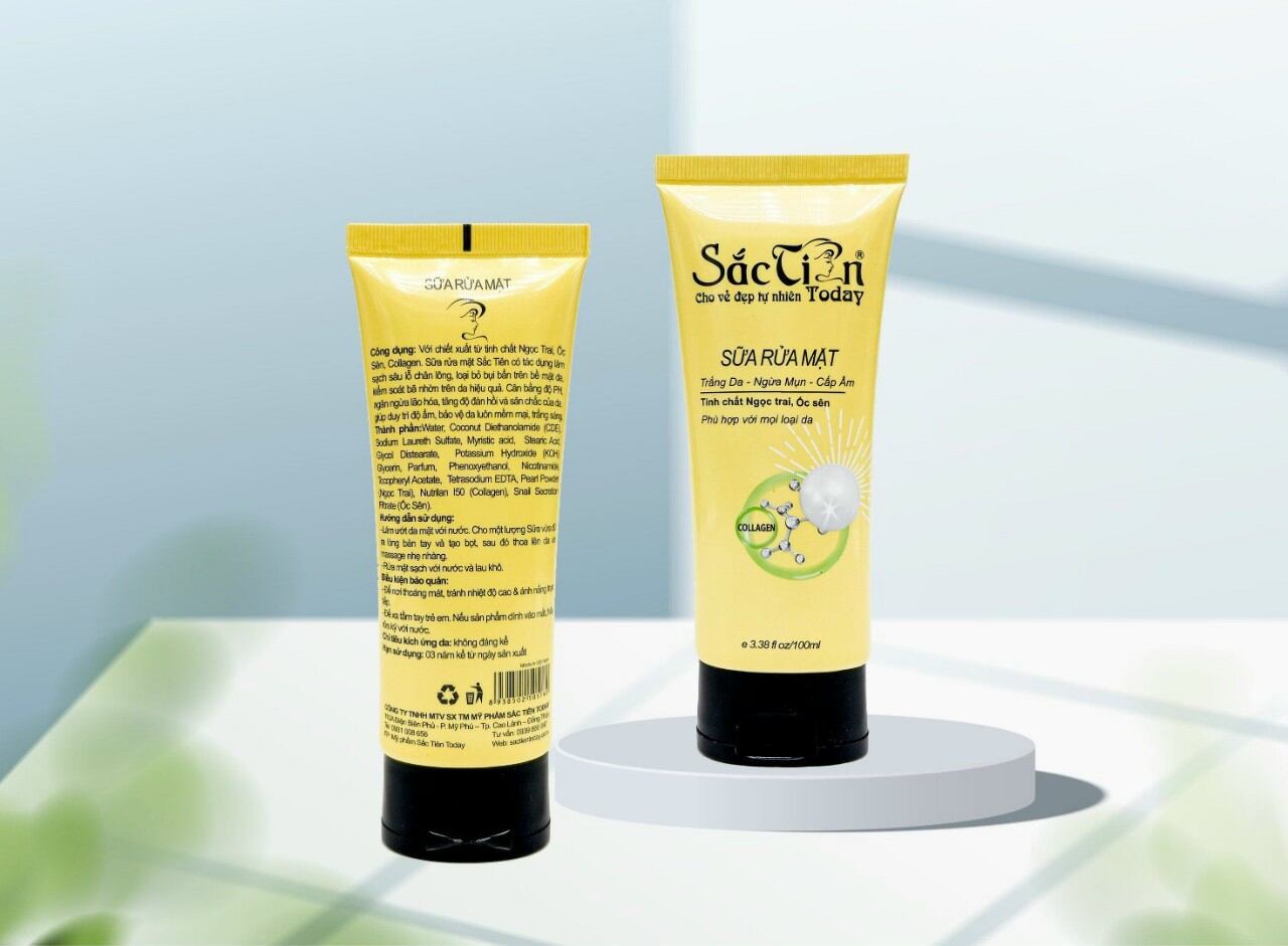 Sữa rửa mặt sắc tiên today mẫu mới 67