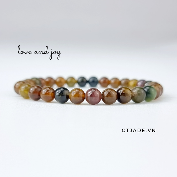 420191 Trang sức đá phong thủy Tourmaline thiên nhiên CTjade