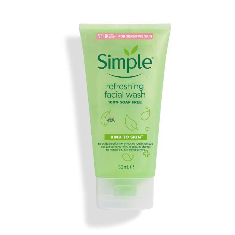 Sữa Rửa Mặt Simple Kind To Skin Refreshing Facial Wash Gel 150Ml