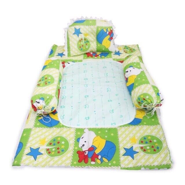 Bộ nệm gối mini cho bé sơ sinh