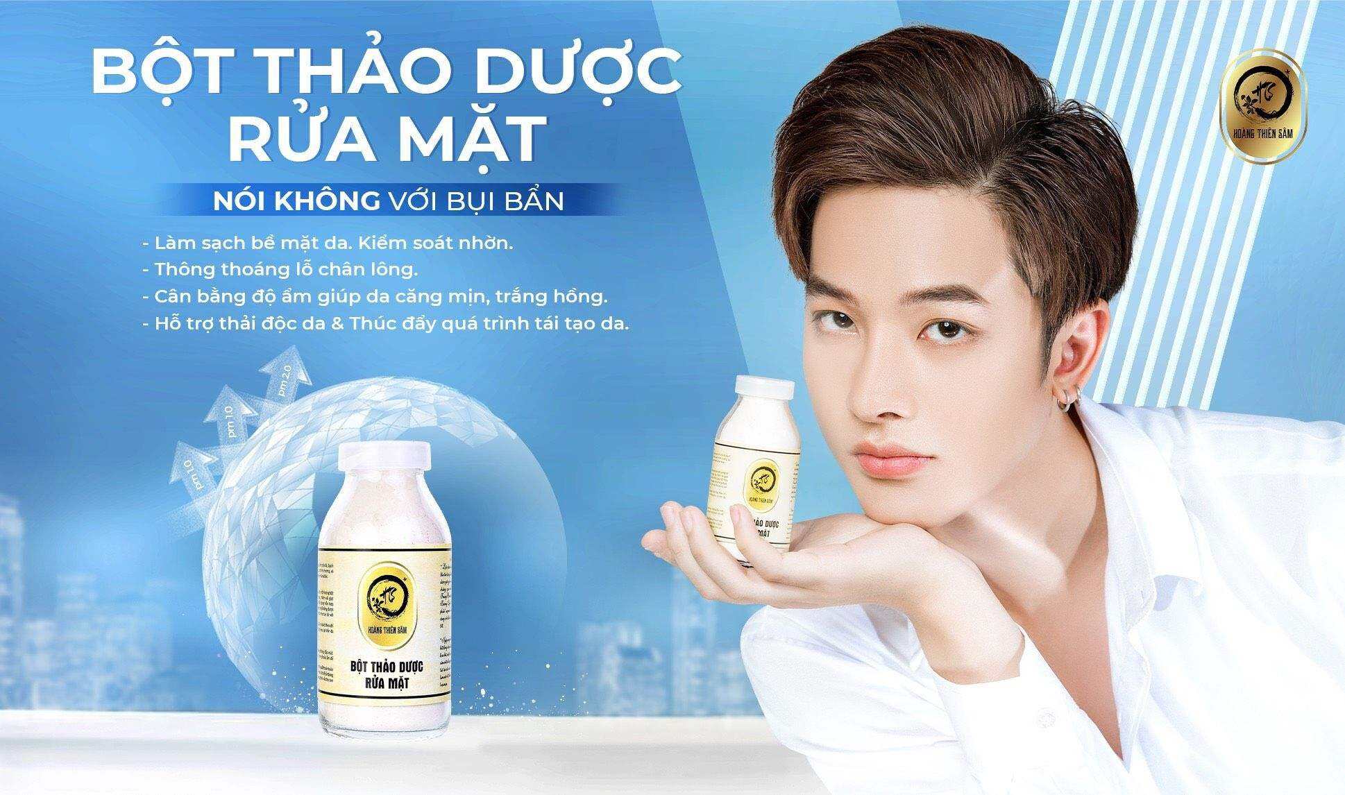 Bột thảo dược rửa mặt Hoàng Thiên Sâm