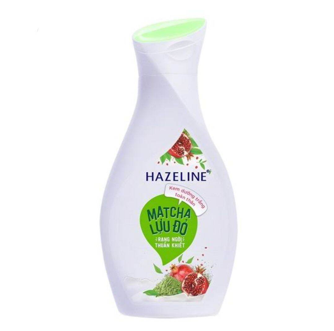 Sữa Dưỡng Thể Làm Sáng Da Matcha & Lựu Đỏ HAZELINE 370ml