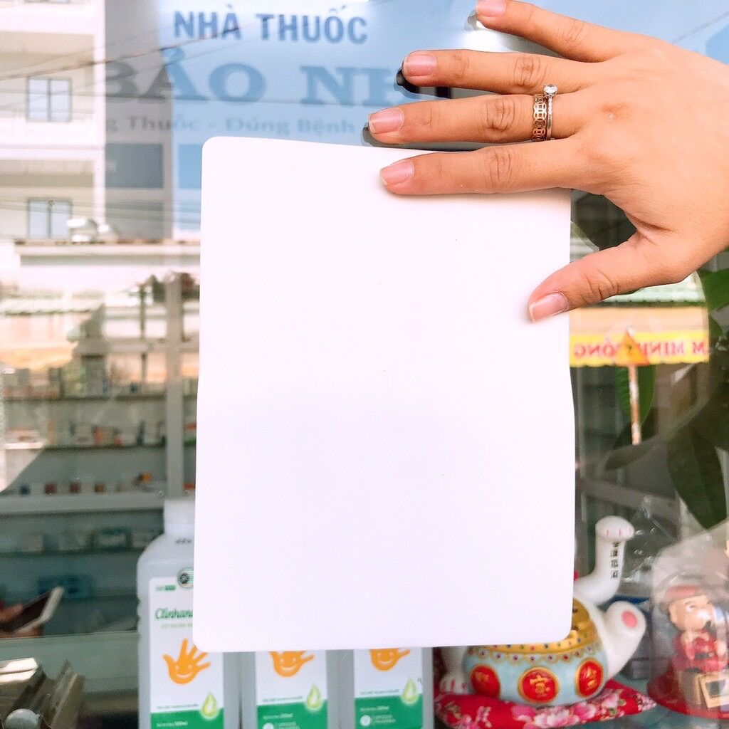 Da trơn trắng thực tập phun xăm ko bột