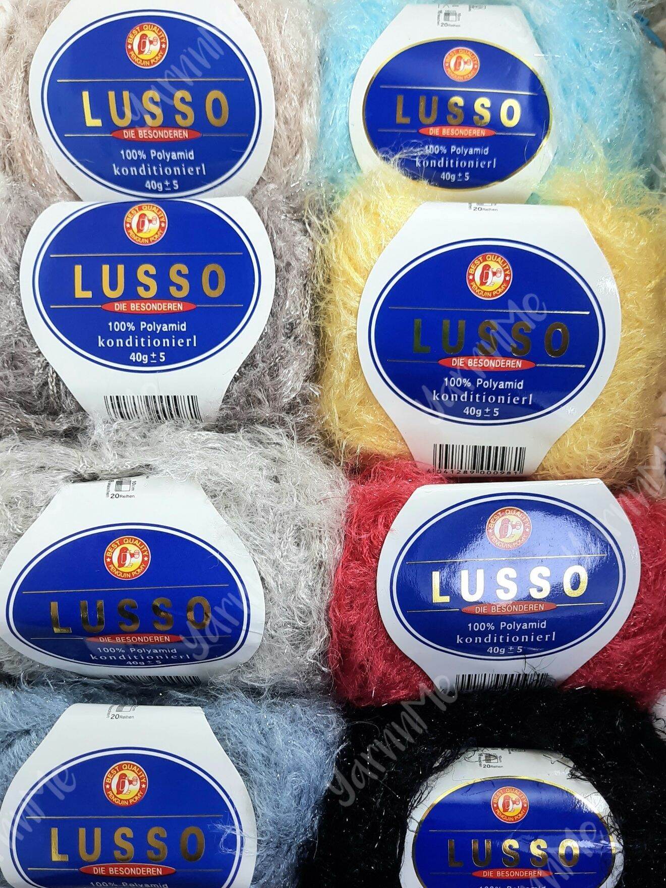 Len Sợi mi Lusso Đức , size 1.0mm, đan móc áo thời trang.