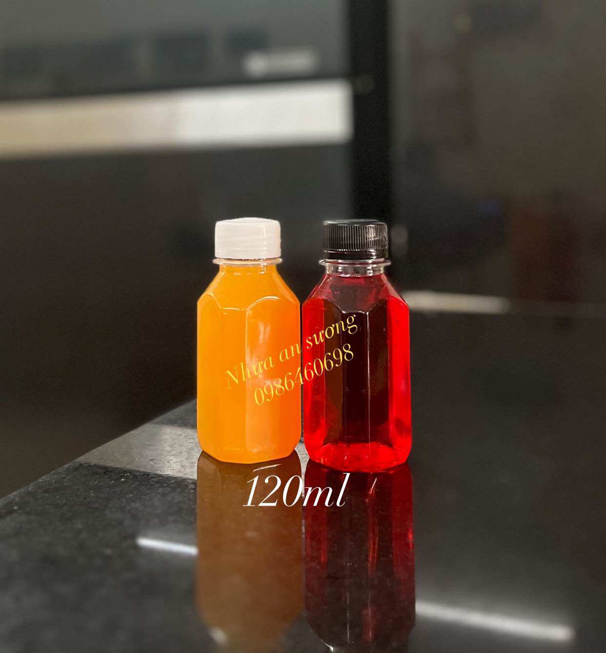 (Set 10c) Chai nhựa 100ml, 120ml, 150ml kèm nắp