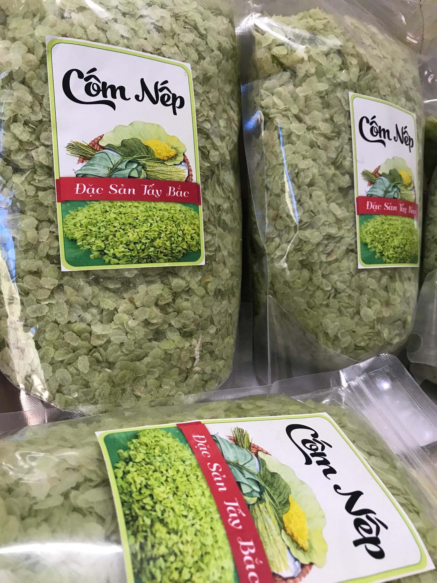 500gr Cốm Non Tây Bắc Đặc Biệt Thơm Ngon (rang, nấu chè, nấu xôi, làm chả cốm)