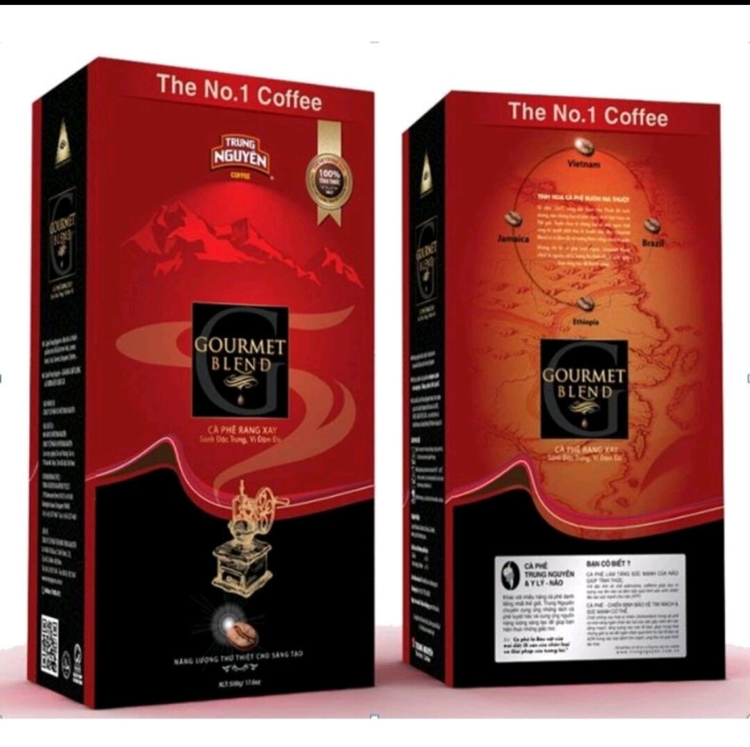 Cafe Trung Nguyên Gourmet Blend ( hộp 500g)