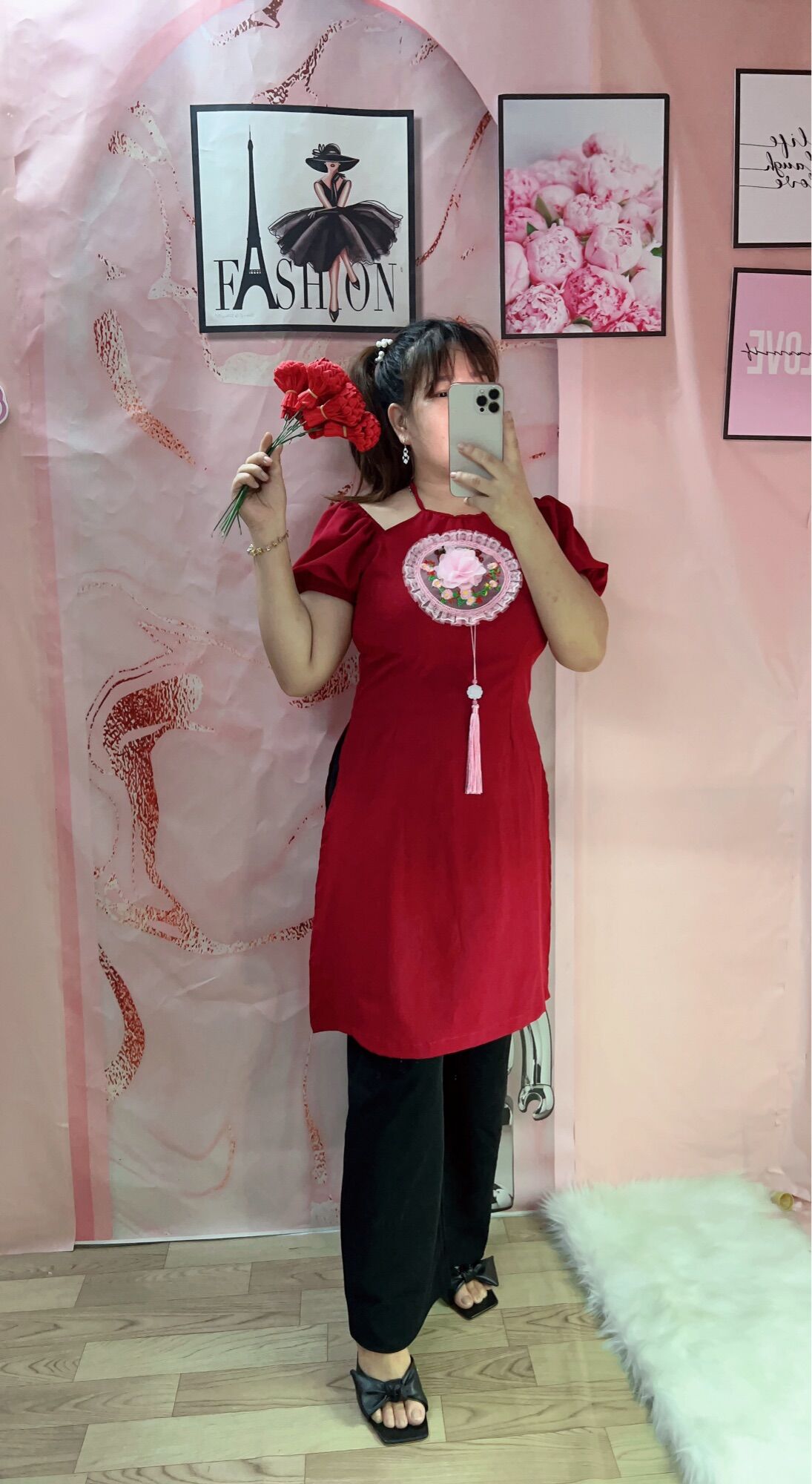 Áo dài cách tân Bigsize 60kg đến 95kg