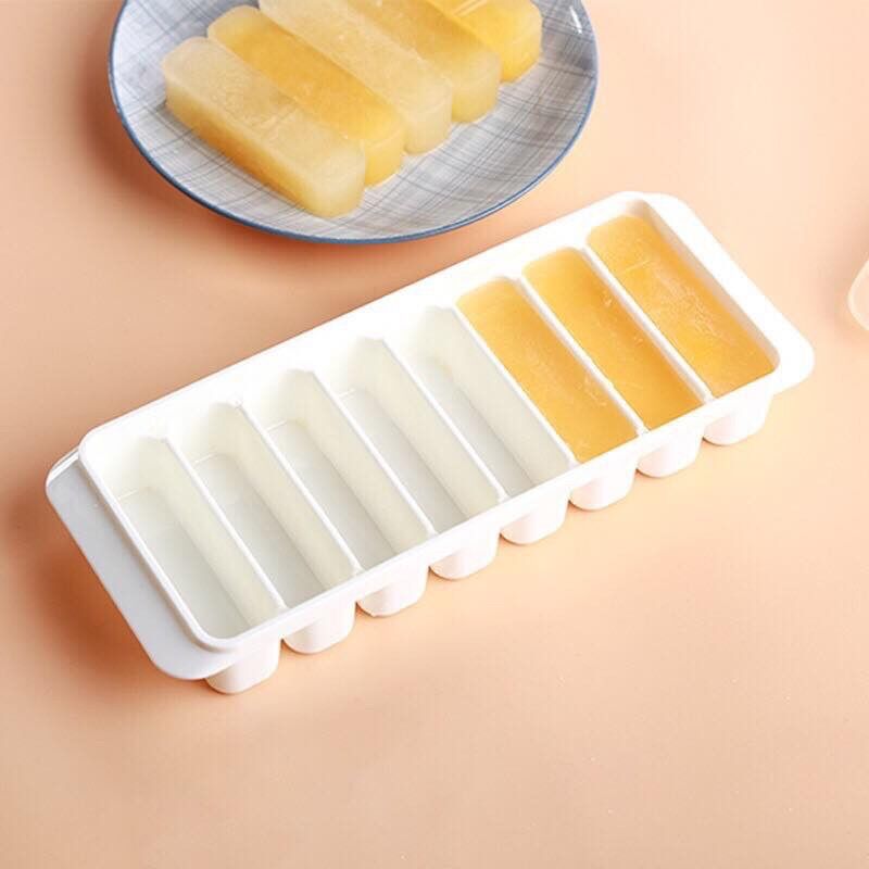 Khay trữ đông đồ ăn dặm 8 ngăn Bye Bye hàng Nhật