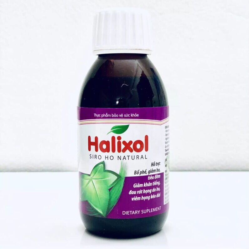 Siro thảo dược hỗ trợ giảm ho, tiêu đờm Halixol - Mina Authentic Mai Authentic