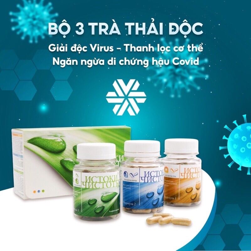 Bộ 3 trà thải độc của siberian