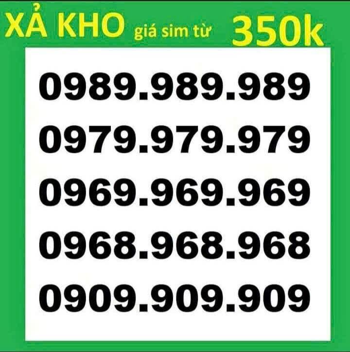  Xả kho SIM TRẢ TRƯỚC số đẹp phong thủy đẳng cấp giá rẻ khuyến mãi giảm giá đặc biệt vào mạng nhắn tin nghe gọi miễn phí nghe gọi trọn đời tốc độ cao 