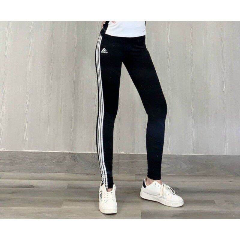 Quần dài tập gym 3 kẻ sọc nữ