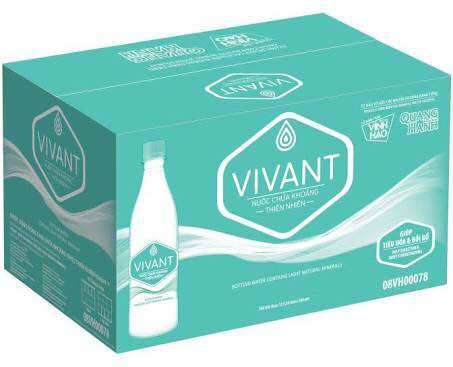 1 thùng 24 Nước suối khoáng ViVant 500ml
