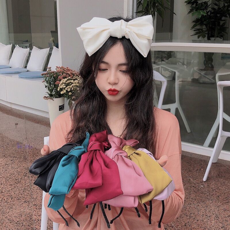 Bờm Nơ Lụa Sang Chảnh Siêu Dễ Thương