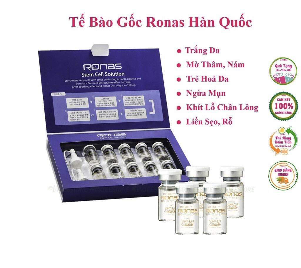 Serum tế bào gốc RONAS KOREA Bao Check Mã Vạch ( Hộp 10 lọ )
