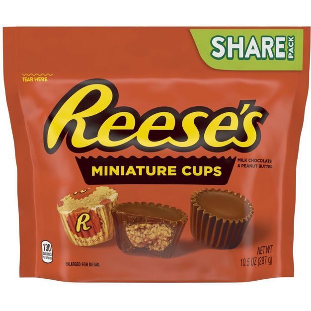 Kẹo socola Mỹ bơ đậu phộng Reese's túi 297g