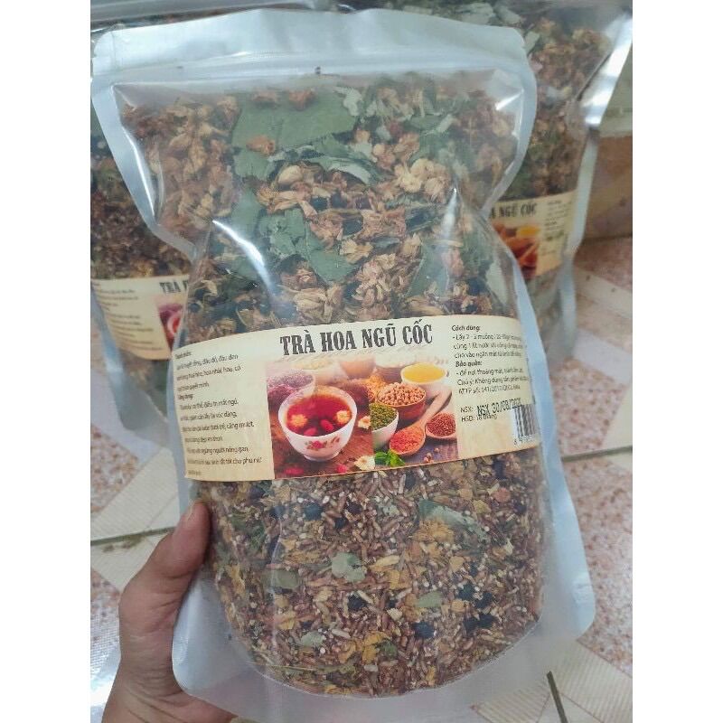Trà hoa ngũ cốc gói 1kg rang sẵn thơm ngon