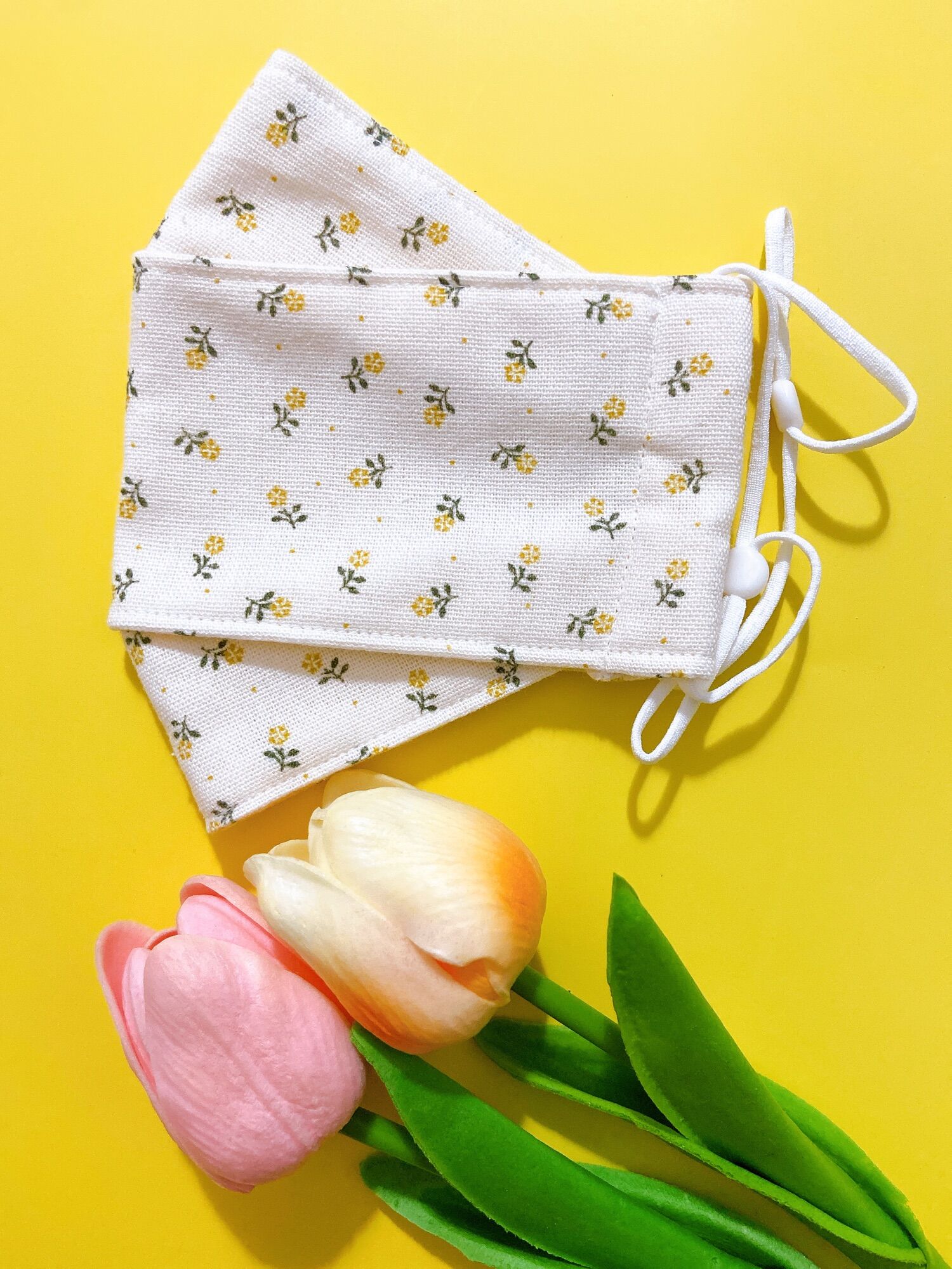 Khẩu trang vải 3D linen cho người lớn