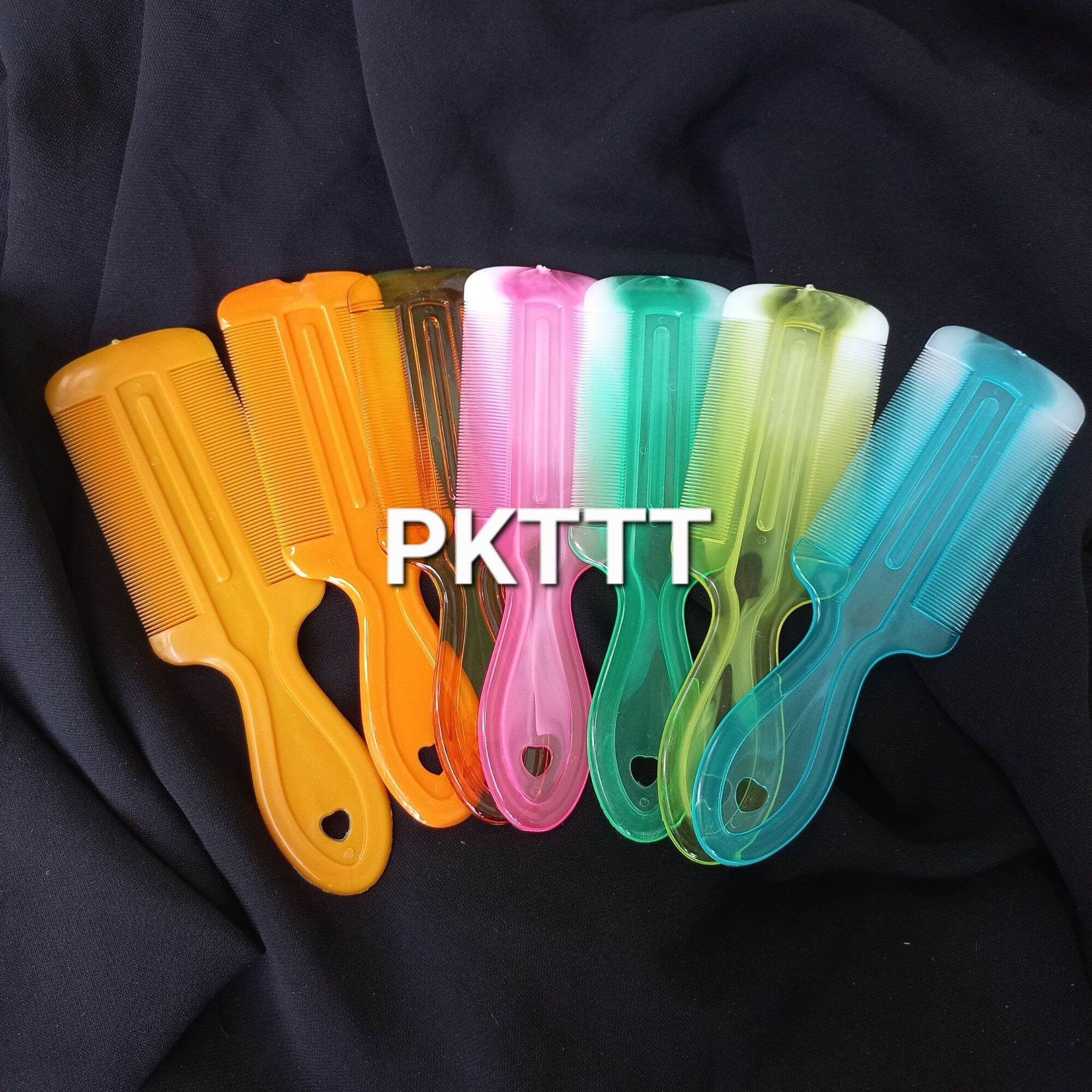 Combo 4 cái Lược chải gàu,chải chí có cán cầm tiện lợi 15.5cm