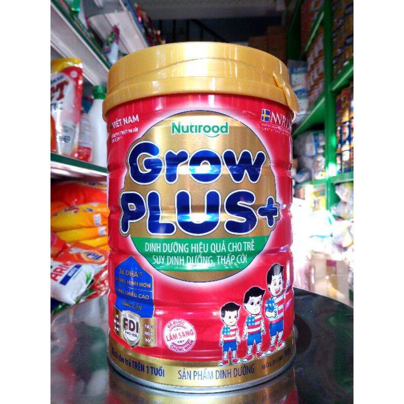 Sữa grow plus+ đỏ trên 1tuổi 900g
