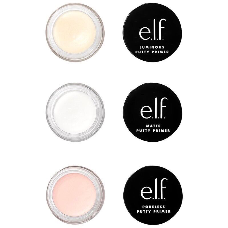 Set minisize kem lót trang điểm ELF Putty Primer Trio