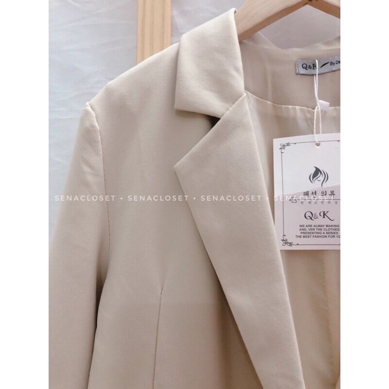 Áo Blazer/ Vest 2 Lớp Form rộng Hàn Quốc (Ảnh thật kèm Video)