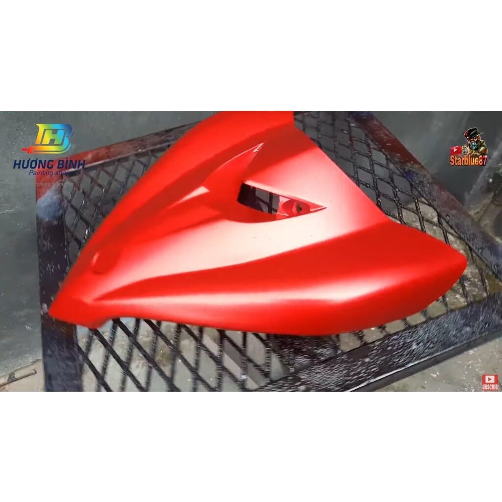 SƠN SAMURAI MÀU ĐỎ MỜ H751
