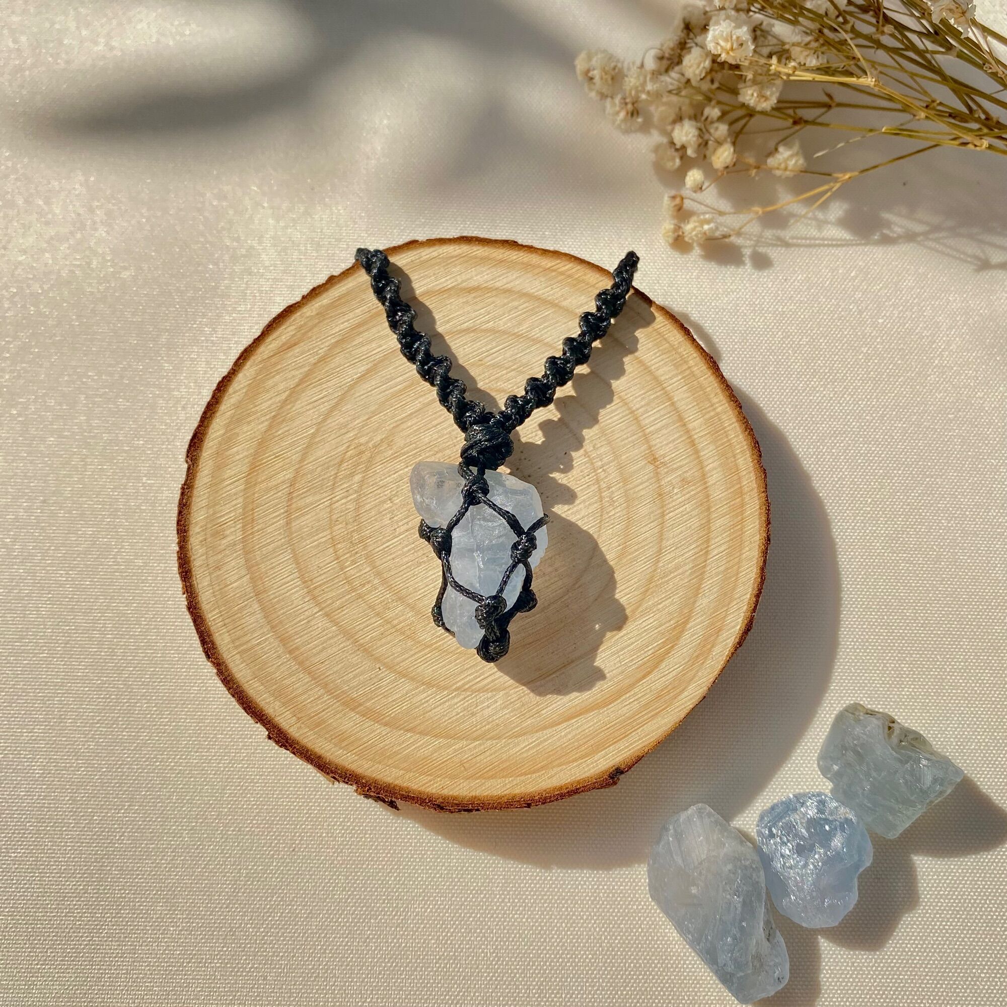 Vòng Cổ Macrame Các Loại Đá