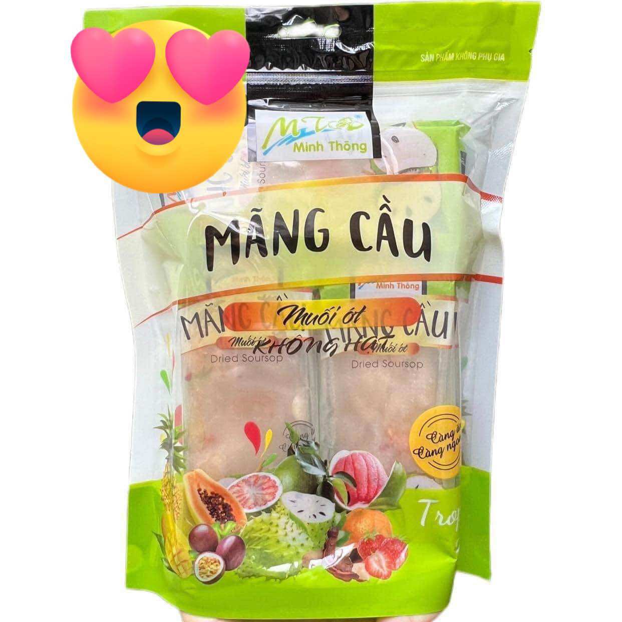 [Date 2027] Mãng cầu sấy muối ớt Minh Thông 500g